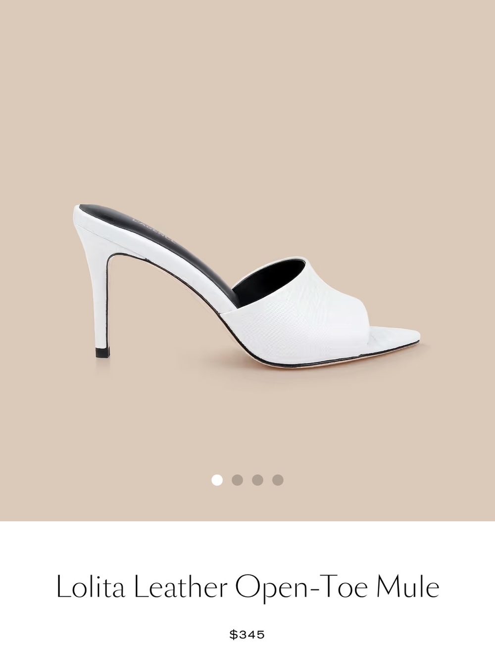 L'AGENCE Lolita Open-Toe Heeled Mule